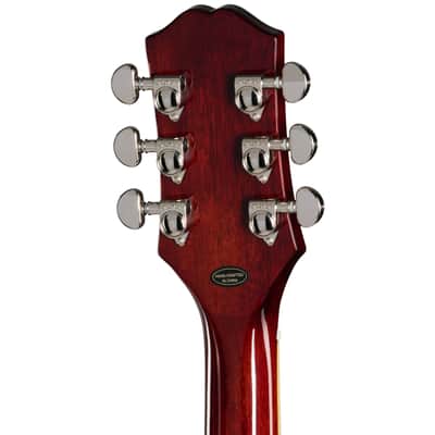 Epiphone Les Paul Special Double Cut Figured Bourbon Burst - Double Cut Models image 8