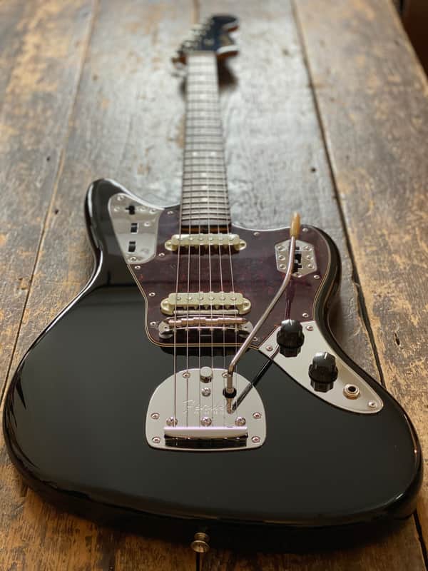 Fender Japan Rare Alder Jaguar Reissue MIJ Piano Black w/ Matching Headstock MIJ Japan 2024 image 1