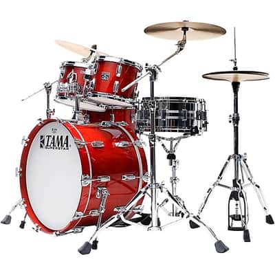 Tama 50th Anniversary Superstar Reissue 4pc Drum Set Cherry Wine image 3