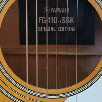 Yamaha FG-110-1SBK November 1976 - Sunburst image 3