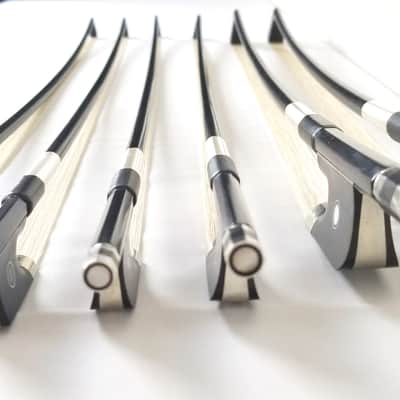 Christopher  Braided Carbon Fiber  Cello Bows, 4/4 image 8