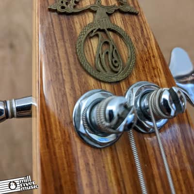 Alembic Spoiler 4 Bass 1986 Zebrawood w/ OHSC image 3