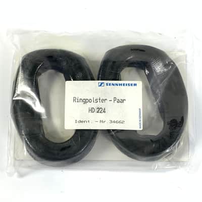 Sennheiser HD 224 Ringpolster - Paar Replacement Earpads Lot of 3- Black TGHM image 7