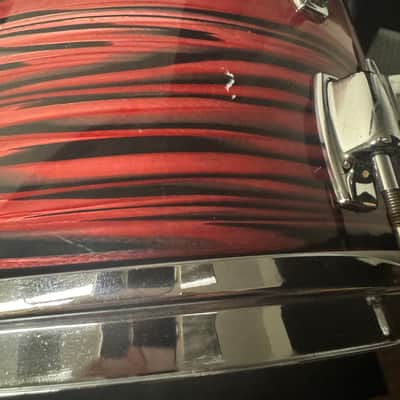 Ludwig S-120 Standard Series 9x13" Mounted Tom 1969 - 1974 - Ruby Strata image 9