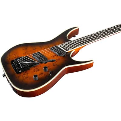 Dean Exile Select Multiscale with Kahler Electric Guitar Regular Satin Natural Black Burst image 5
