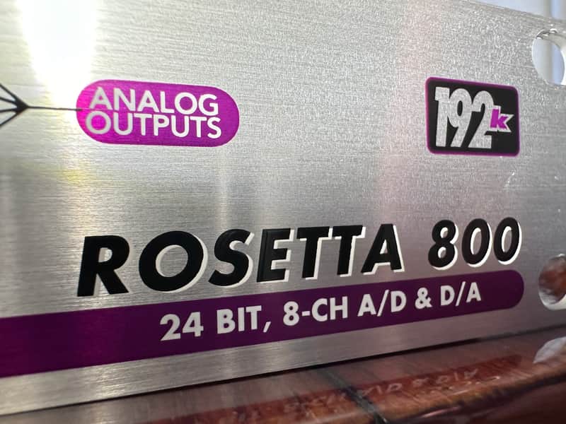 Apogee Rosetta 800 192kHz 8-Channel AD/DA Converter 2000s - Silver image 1