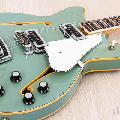 1971 Fender Coronado II Vintage Hollowbody Guitar Sonic Blue w/ Case image 6