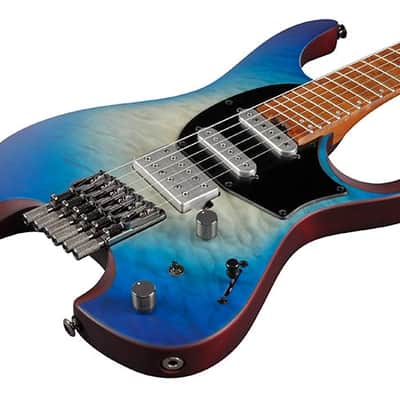 Ibanez QX54QM Blue Sphere Burst Matte BSM Q Series Quest Standard -NEW + GIG BAG - ACTUAL PICS IN AD image 2