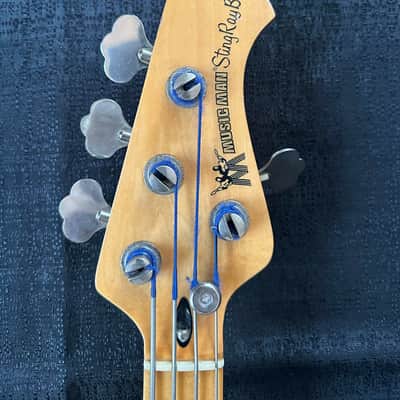1982 Music Man Stingray Bass - Natural-OHSC image 16