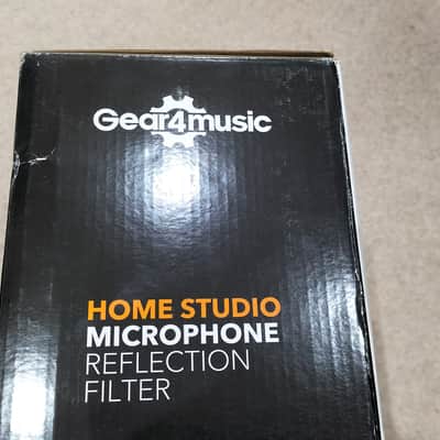Gear4music Home Studio Microphone Reflection Filter 2020 - Silver image 5