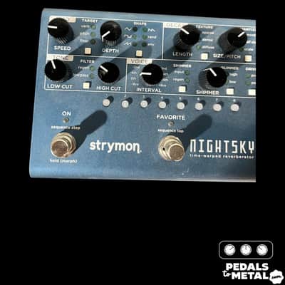 Strymon NightSky Time-Warped Reverberator - Present - Blue - X15429 image 2