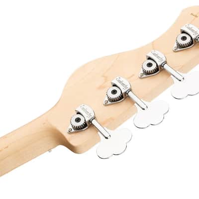 Sadowsky MetroLine 24-Fret Vintage J/J Bass-Swamp Ash Body-4 String-Almond Sunburst Transparent Satin image 7
