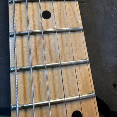 Partscaster Stratocaster 2023 - 'Daphne Blue Light Aged MJT Body Fender USA Neck and Fender Custom Shop Preloaded Pickguard image 11