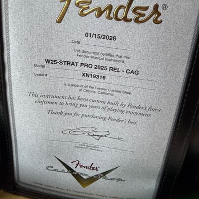 2026 Fender Custom Shop Stratocaster Pro W25 Relic - Candy Apple Green image 19