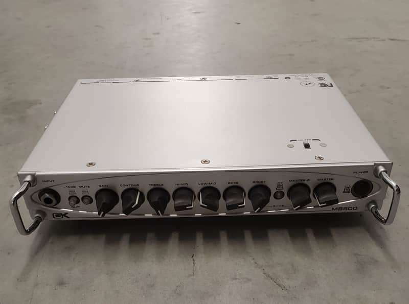 Gallien-Krueger MB500 500-Watt Ultra Light Bass Head 2010s - Silver image 1