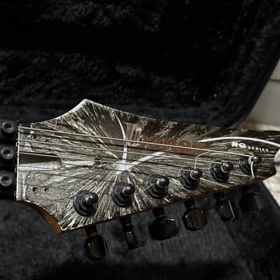 Ibanez RGR320EX-SAR Silver Arctic Frost Electric Guitar Splatter Finish image 10