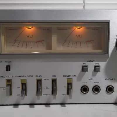 1982 TEAC CX-350 Silverface Stereo Cassette Deck New Belts & Serviced 08-2021 Very Good #290 image 2