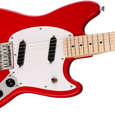 New 2024 Squier Sonic Mustang Torino Red, Includes Pro Setup & Ships Fast, This is a Killer Guitar ! image 6