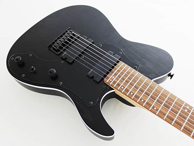 FGN Fujigen Iliad JIL72ASHDEG 2020 7-String Open Pore Black image 1