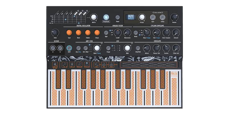 ARTURIA MICROFREAK SINTETIZZATORE IBRIDO ANALOGICO - DIGITALE PARAFONICO 25 TASTI image 1