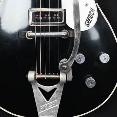 Gretsch Custom Shop G6128-GHT George Harrison Tribute Duo Jet from 2011 in Black with original Hardcase image 5