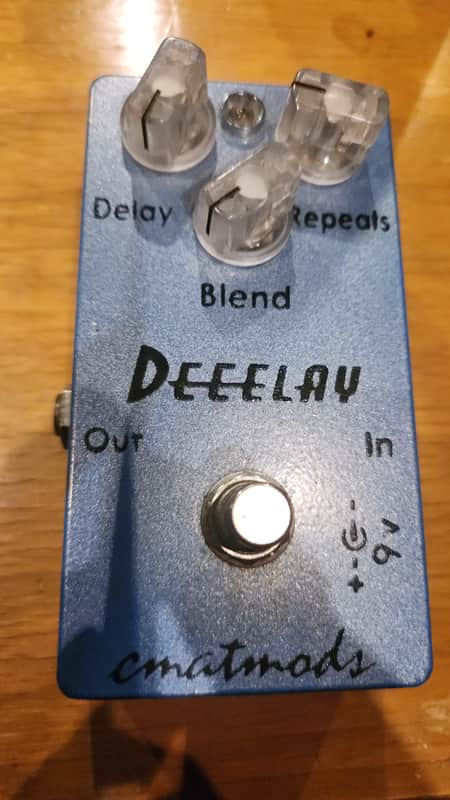 CmatMods Deeelay Rare Discontinued Delay Guitar Effect Pedal Cmat Mods Stompbox fx boss dd3 dd5 image 1