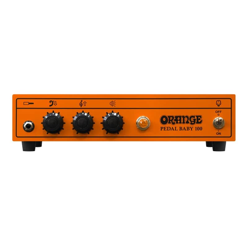 Orange Pedal Baby 100 100 Watt Solid State Guitar Amplifier Head image 1