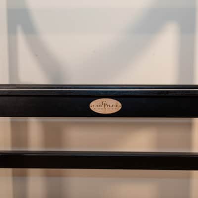 "Case Place" double level storage rack for acoustic, electric, bass, and other instrument cases BLACK image 4
