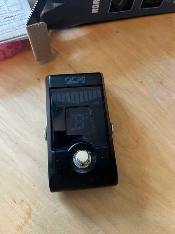 Korg Pitchblack Chromatic Guitar/Bass Tuning Pedal 2010s - Black image 1