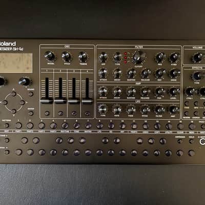 Roland SH-4D Polyphonic Desktop Synthesizer 2023 - Present - Black image 1