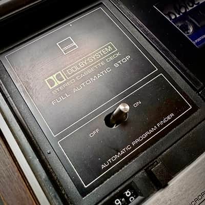 Sharp RT-480U Top Loading Cassette/Recorder 1974 - Wood image 5