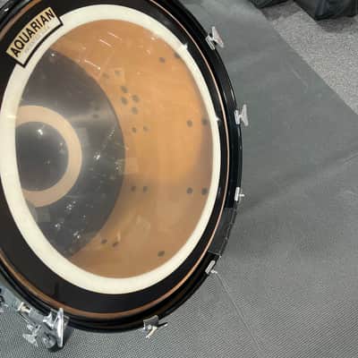 Vintage Late 80's Pearl BLX 16x24" Bass Drum in Piano Black Lacquer image 4