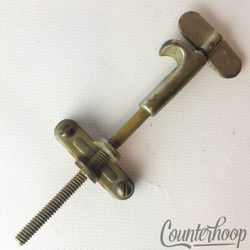 *Leedy Strainer Vintage 10s Snare Drum Tensioner Wood-Hoop-Mount 3 3/4" Rod USA* image 1