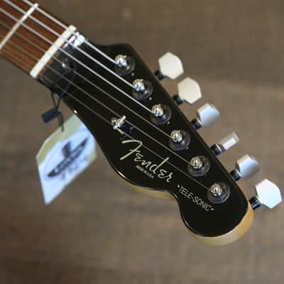 1998 Fender Tele-Sonic w/ Rosewood FB Electric Guitar Brown Sunburst + OHSC image 11