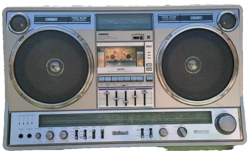 National RX-5350 Rare Vintage Boombox Cassette Deck Ghettoblaster 1980s Japan