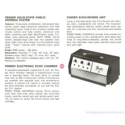 1967 Fender Echo Reverb Vintage Adineko Oil Can Delay by Tel-Ray – Clean 100% All Original TelRay Variable Analog Delay Effects FX Pedal Unit image 8