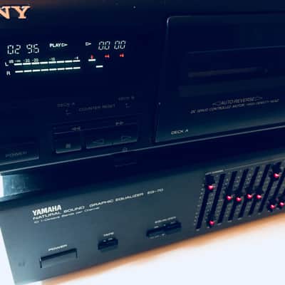 Sony TC-WE405 Dual Casette Deck, Auto-Reverse image 1