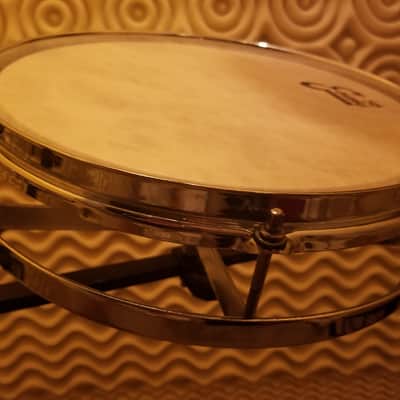 Remo Roto toms Chrome 10" 12" and Stand image 6