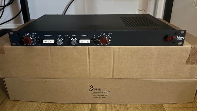 AMS Neve 1073DPA Dual Channel Mic Preamp 2010s - Blue image 1
