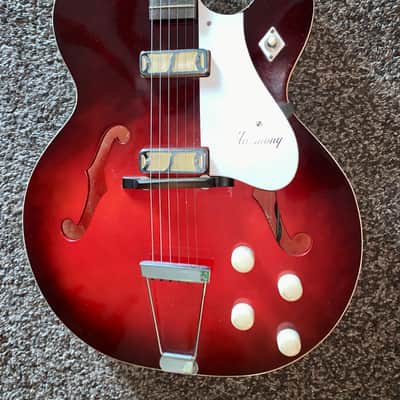 Vintage Harmony Rocket hollow body electric guitar made in usa image 3