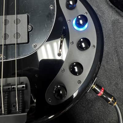 Ernie Ball Music Man StingRay 4 "DarkRay", Obsidian Black / Ebony *IN STOCK* image 3