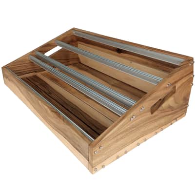 10U / 144hp Eurorack case EVA • Rails + Threaded strips / Walnut / Unpowered image 3