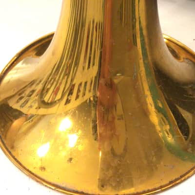 King 606 Student Model Tenor Trombone 1980's - 1990's - Clear-Lacquered Brass image 7