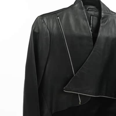 W118 by Walter Baker Diagonal Zip Leather Jacket Owned by Sheila E. image 3