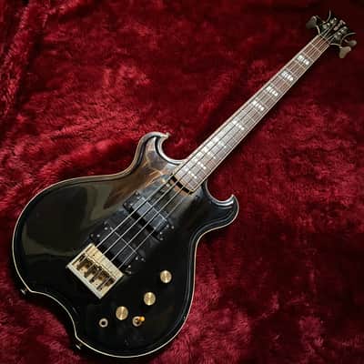 c.1980s Polytone Contempo Bass MIJ Vintage Bass Double Cut “Black” image 2