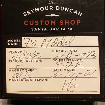 Seymour Duncan Custom Shop ‘78 Model Trembucker 2021 - Chrome cover image 3