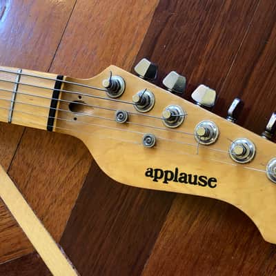 Vintage Orig. Applause by Ovation ST Stratocaster Electric Guitar 80s Korean w/ Trem System image 7