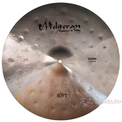 Mehteran Cymbals 3 pcs Soft Series 22" Sizzle Ride - 20 Crash - Jazz/Dry (Combo) Series 14" Hi-Hat Cymbal Set image 3