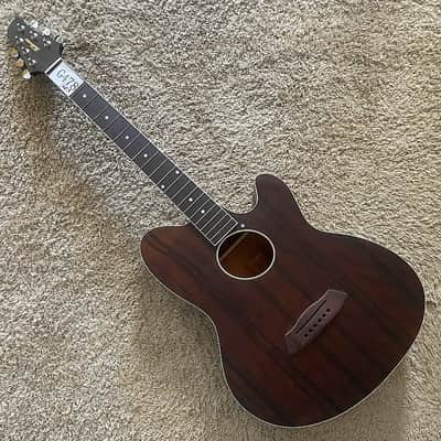 Ibanez Talman Acoustic Electric Guitar, Rosewood Top Body with Neck image 2