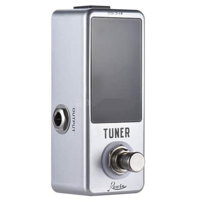 Rowin LEF-318 Booster + Rowin Tuner 2 Pedal Deal Guitar Effect Mini Pedal with True Bypass image 3